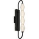 Geode 4 Light 27 inch Matte Black Outdoor Wall Light
