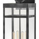 Estate Series Porter Outdoor Wall Mount Lantern in Aged Zinc, Non-LED, Open Air