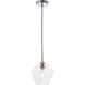 Gene 1 Light 7.90 inch Pendant