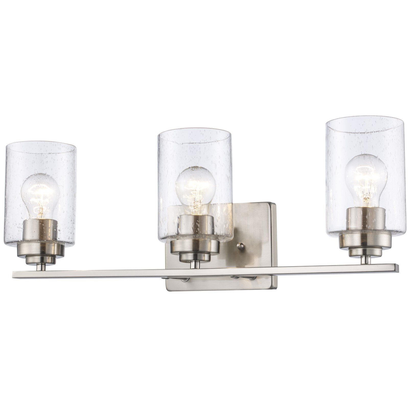 Mod Pod 3 Light 22 inch Brushed Nickel Vanity Light Wall Light