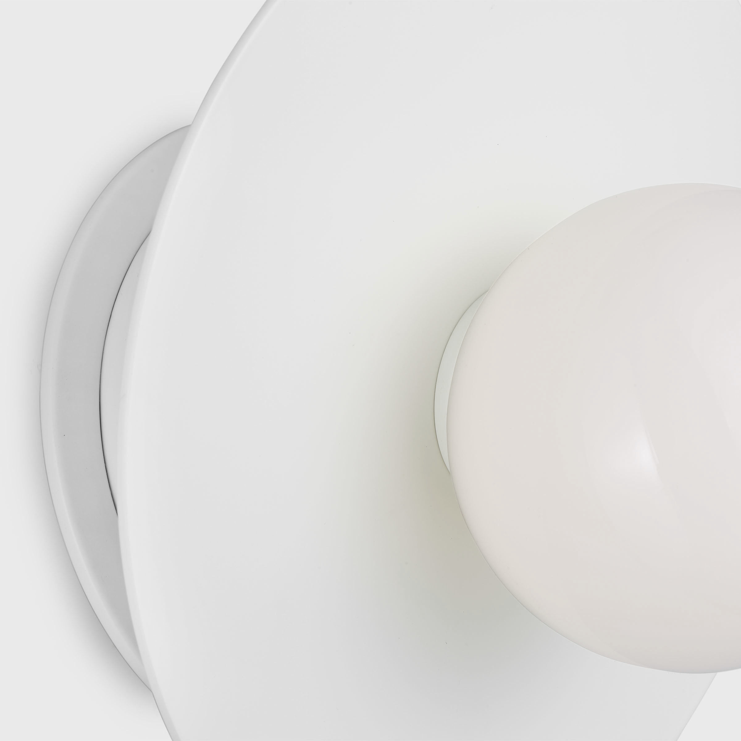 Kelly by Kelly Wearstler Nodes Sconce Wall Light in Matte White