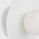 Kelly by Kelly Wearstler Nodes Sconce Wall Light in Matte White
