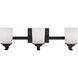 Kemal 3 Light 24 inch Bronze Wall Bath Fixture Wall Light