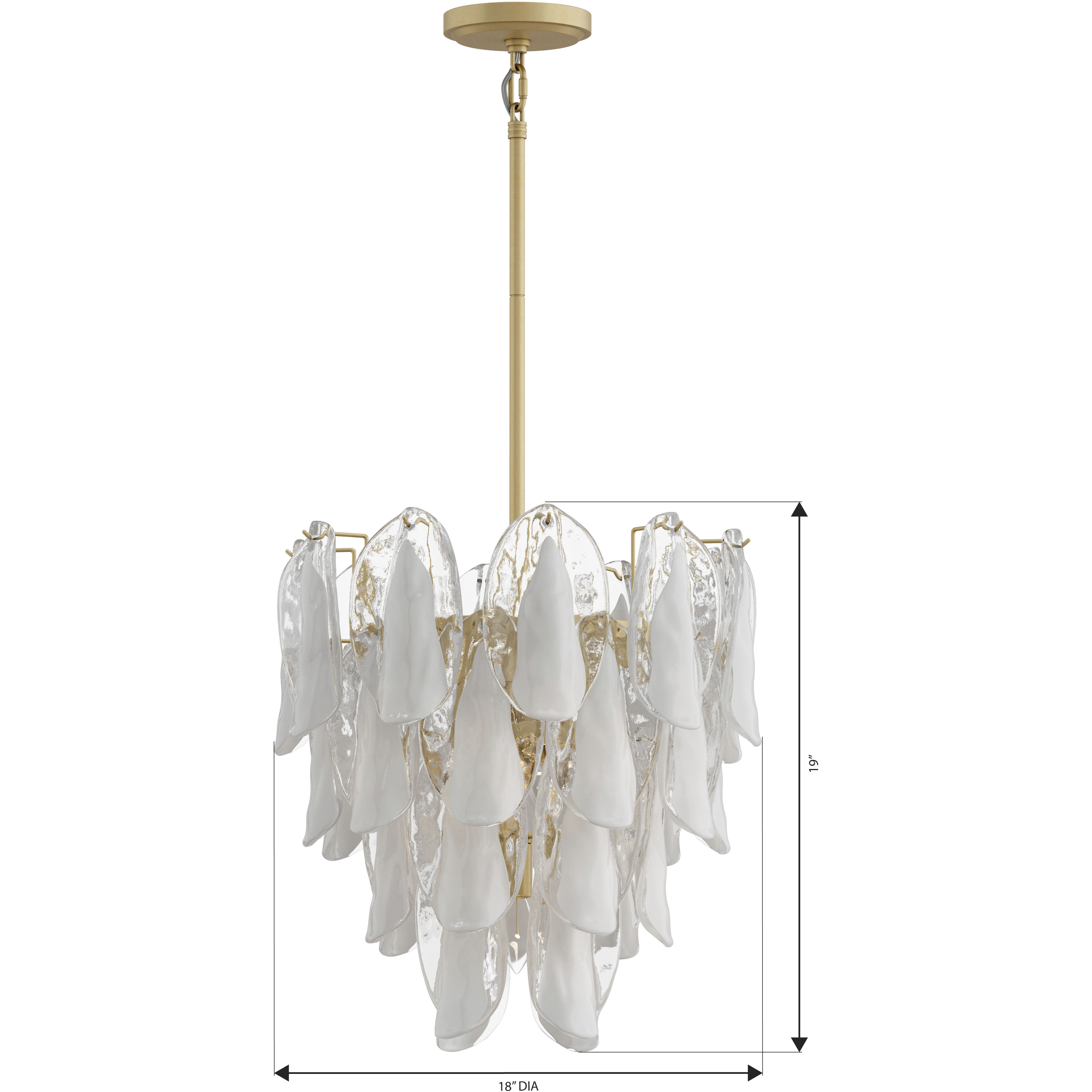 Verla Crest 5 Light 18 inch Legacy Brass Pendant Ceiling Light