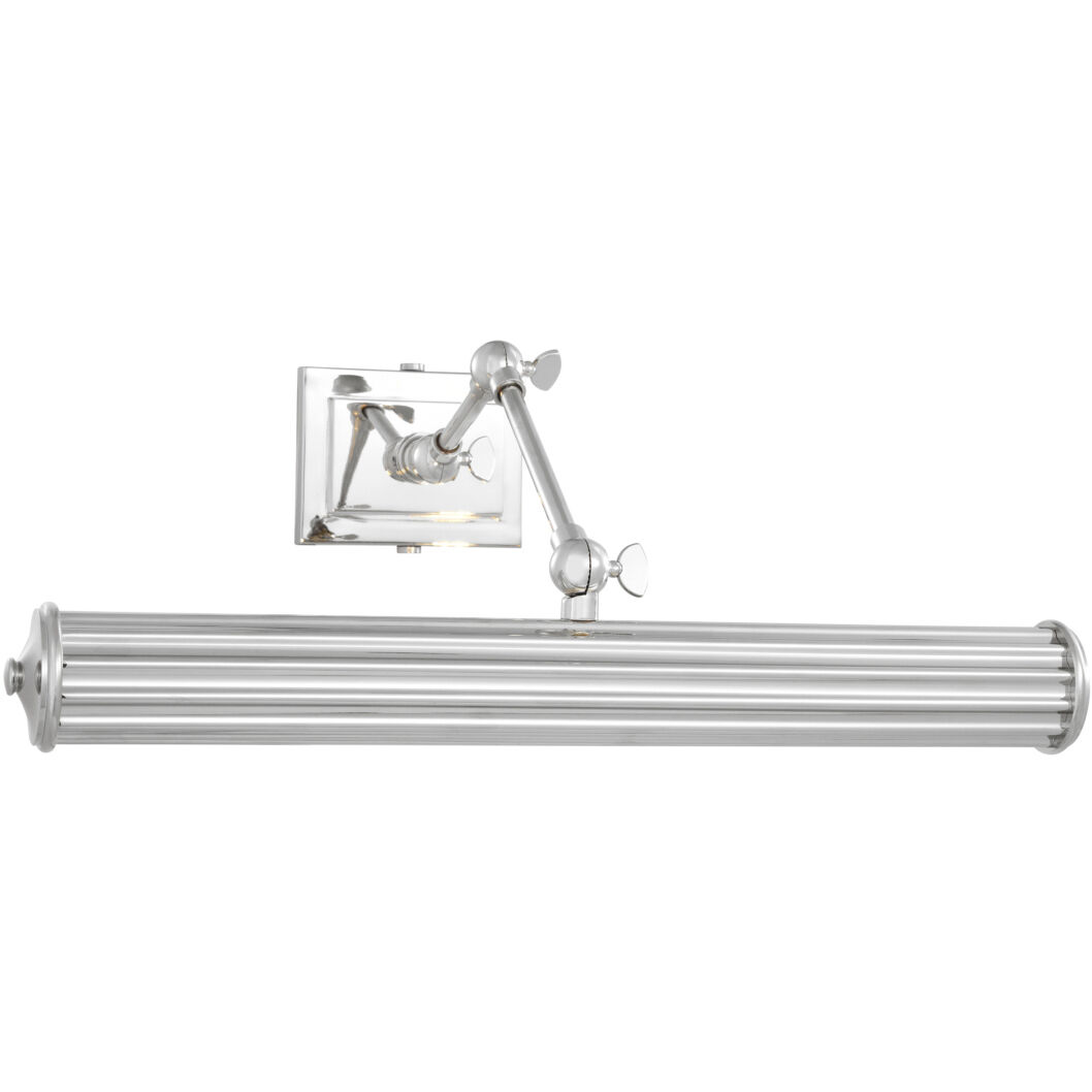 Luca Wall Lamp Wall Light in Nickel, Large