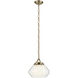 Nella 1 Light Champagne Bronze Pendant Ceiling Light