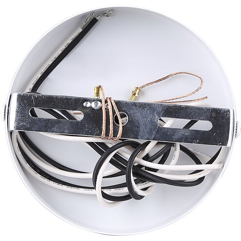 Caleb 1 Light 4.75 inch Matte White & Wood Pendant Ceiling Light