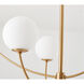 Canada 4 Light 26 inch Brass Chandelier Ceiling Light