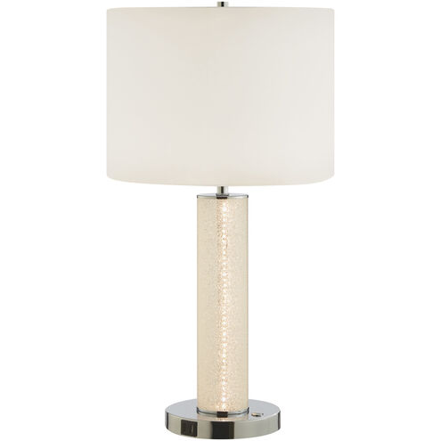 Quilla 26 inch 60.00 watt Nickel Table Lamp Portable Light