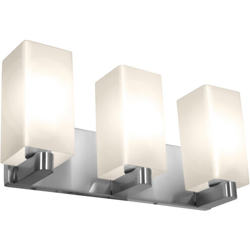 Archi 3 Light 18.3 inch Brushed Steel Vanity Light Wall Light