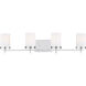Sean Lavin Zire 4 Light 34 inch Chrome Wall Bath Fixture Wall Light