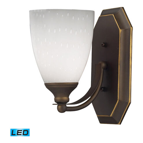 Sea of Azov LED 8 inch Aged Bronze Vanity Light Wall Light
