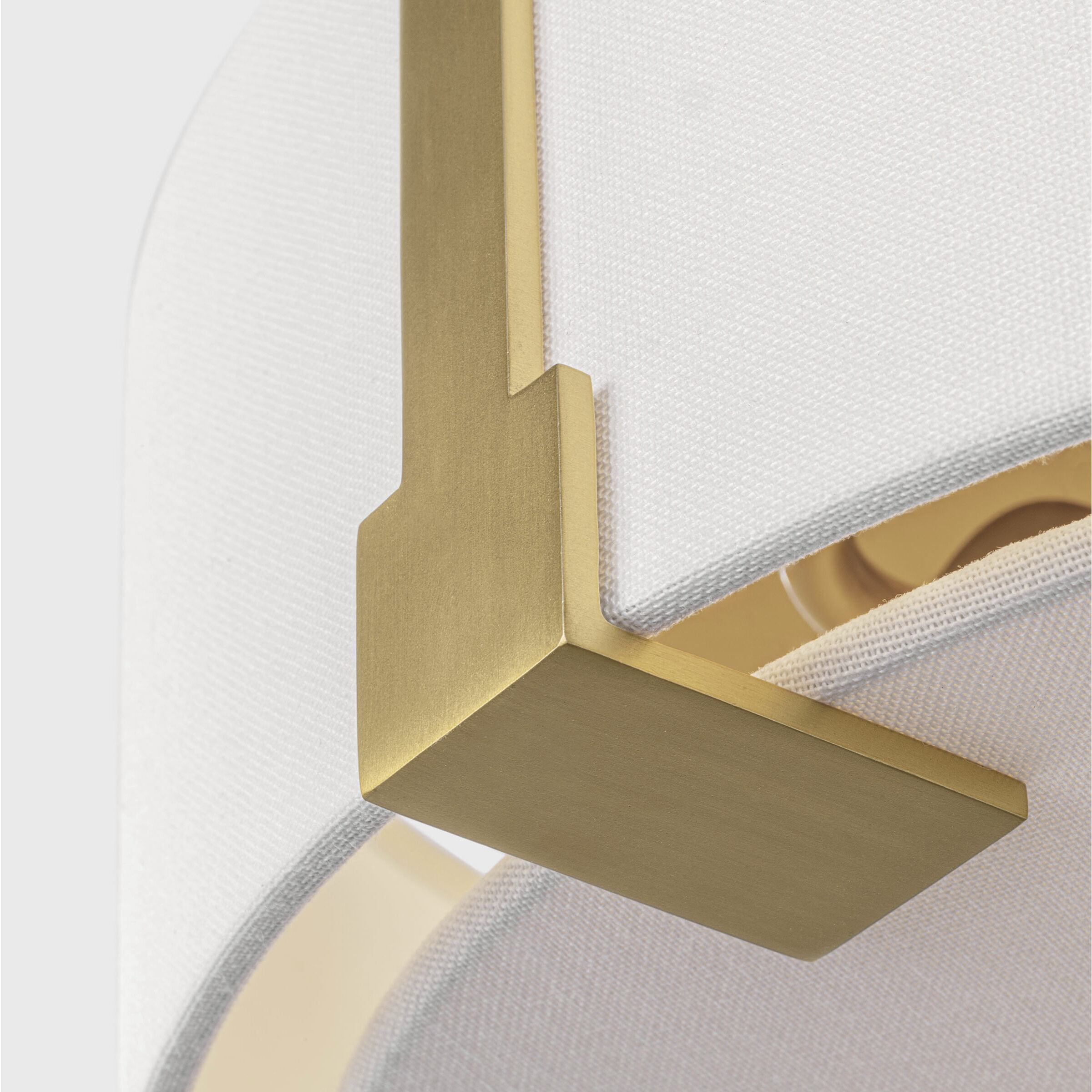 Thom Filicia Bergen 2 Light 14.38 inch Burnished Brass Flush Mount Ceiling Light