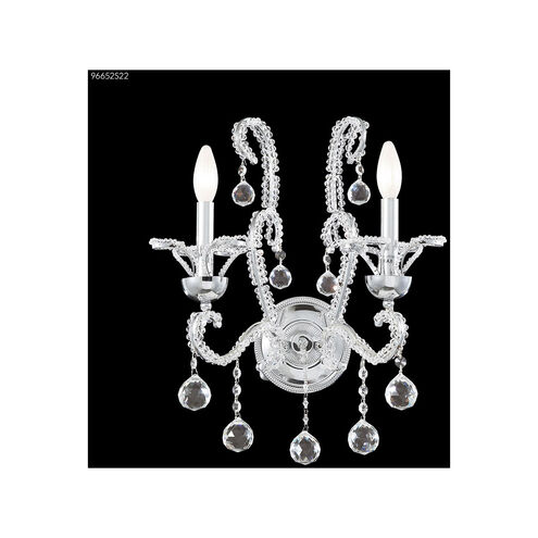 Pearl 2 Light 16 inch Silver Chandelier Ceiling Light