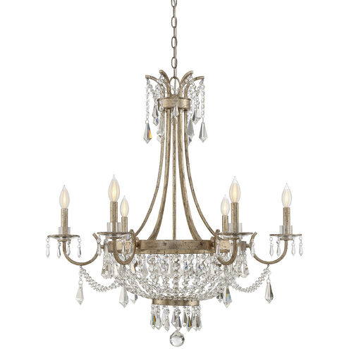 Claiborne 6 Light 33 inch Avalite Chandelier Ceiling Light