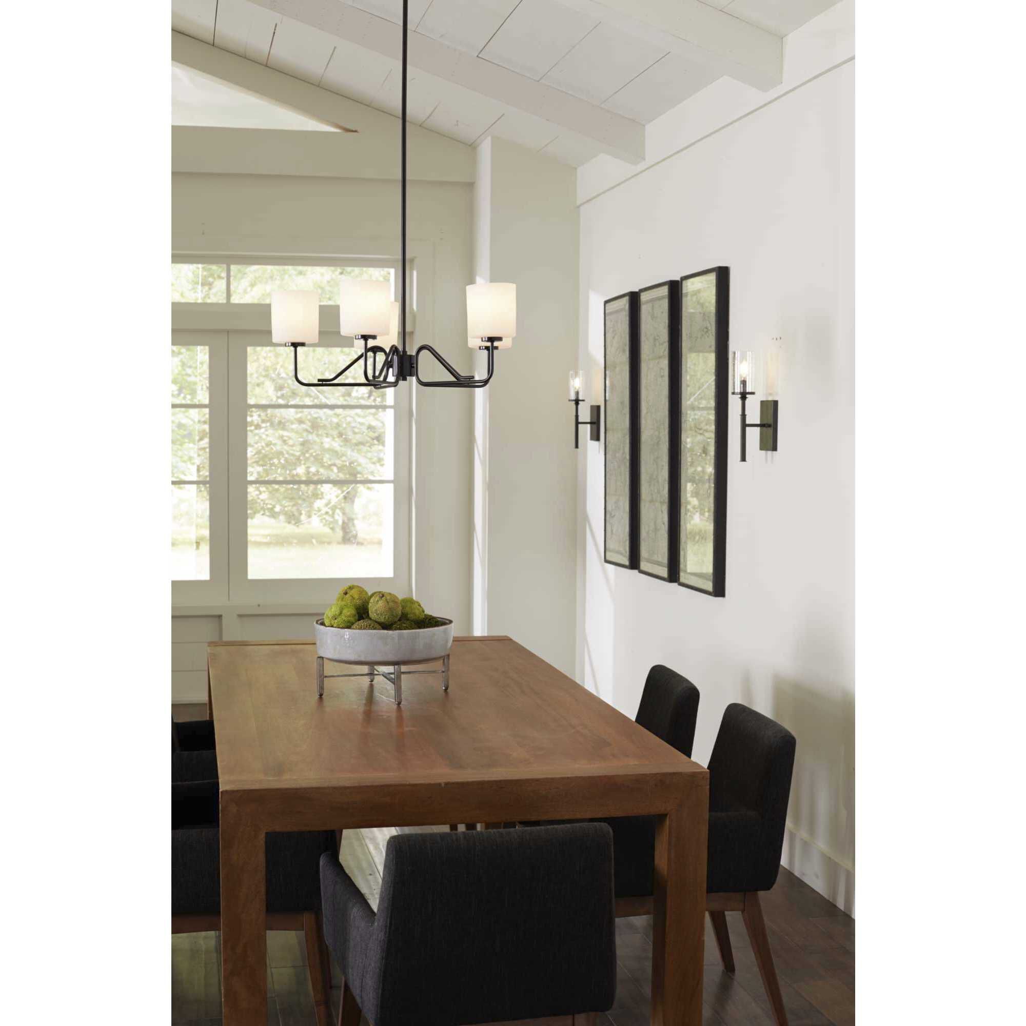 Gresham 1 Light Graphite Wall Bracket Wall Light, Design Series