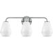 Gio LED 24 inch Chrome Bath Light Wall Light
