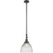Franklin Restoration Seneca Falls LED 9.5 inch Oil Rubbed Bronze Mini Pendant Ceiling Light, Franklin Restoration