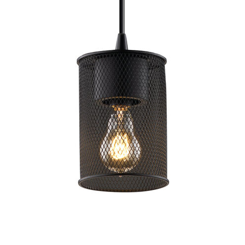 Oliver 1 Light 4 inch Matte Black Pendant Ceiling Light