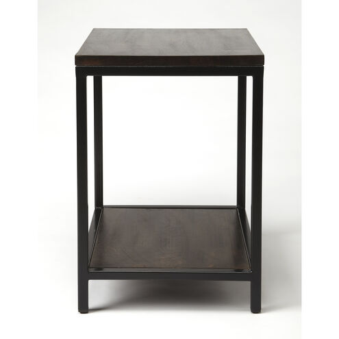 Landry Wood & Metal 27 X 22 inch Industrial Chic Accent Table