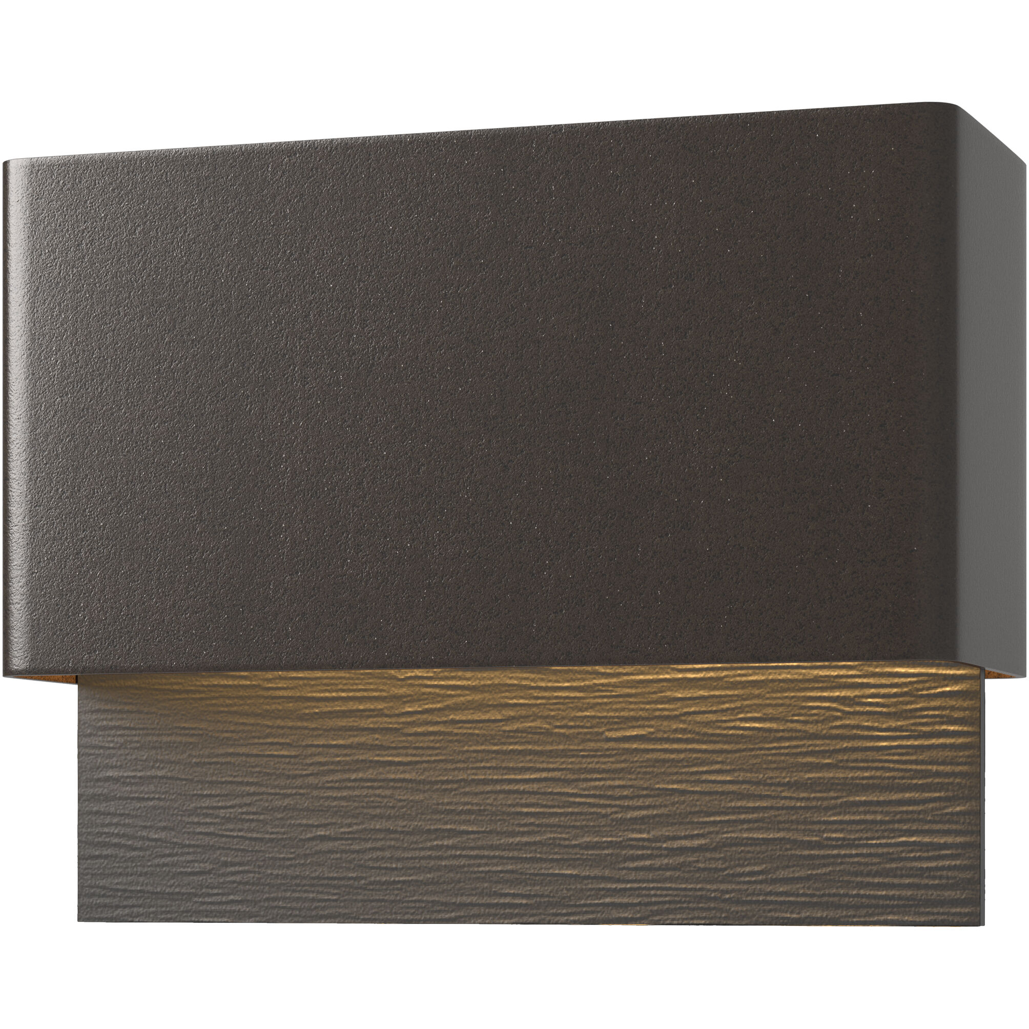 Stratum LED 7.4 inch Coastal Oil Rubbed Bronze and Coastal Black Outdoor Sconce in Coastal Oil Rubbed Bronze/Coastal Black