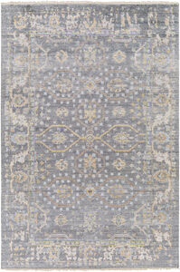 Kushal 108 X 72 inch Wheat Rug in 6 X 9, Rectangle