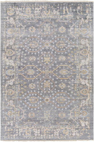 Kushal 108 X 72 inch Wheat Rug in 6 X 9, Rectangle