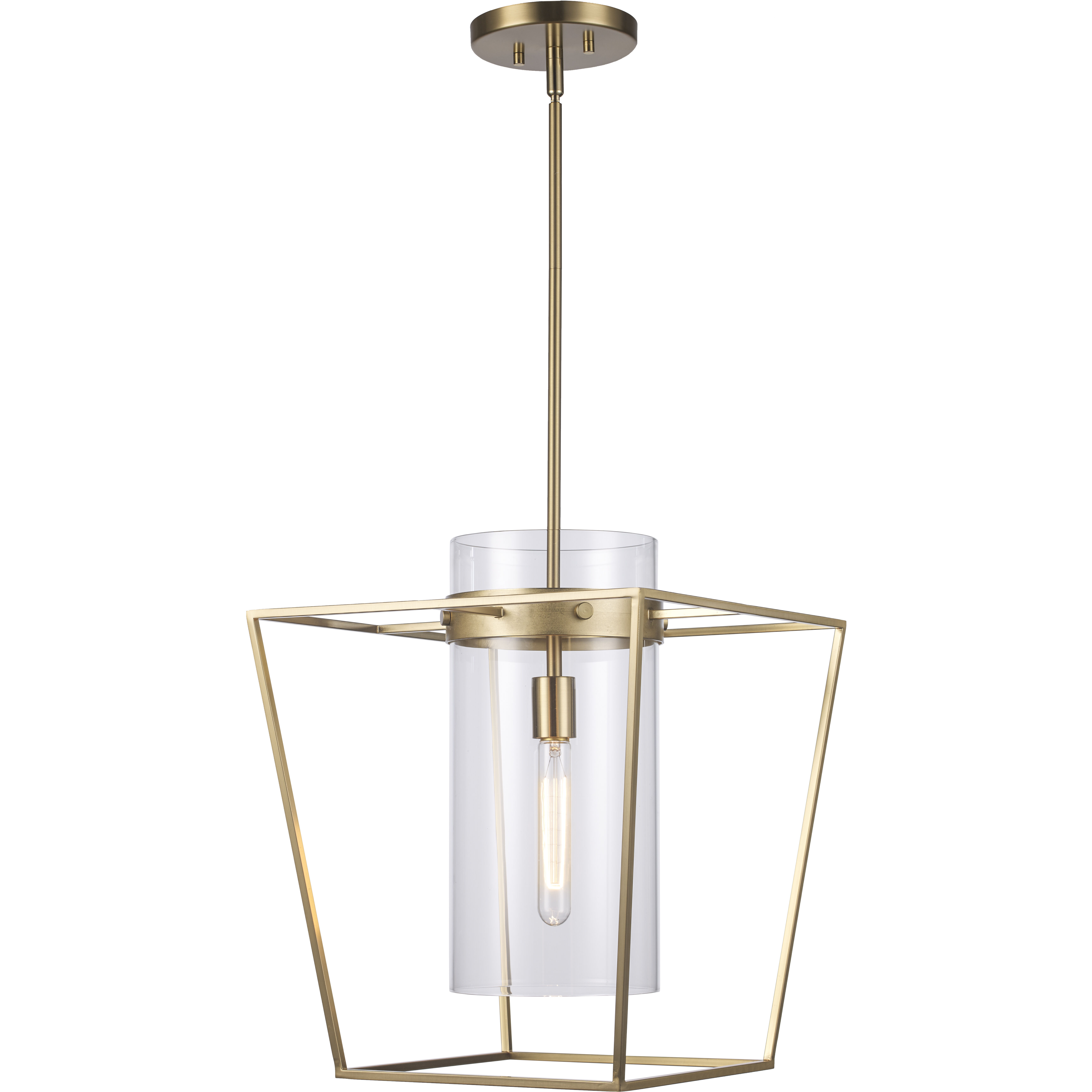 Nova 1 Light 15 inch Antique Gold Pendant Ceiling Light