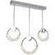 Canada LED 11 inch Chrome Chandelier Ceiling Light
