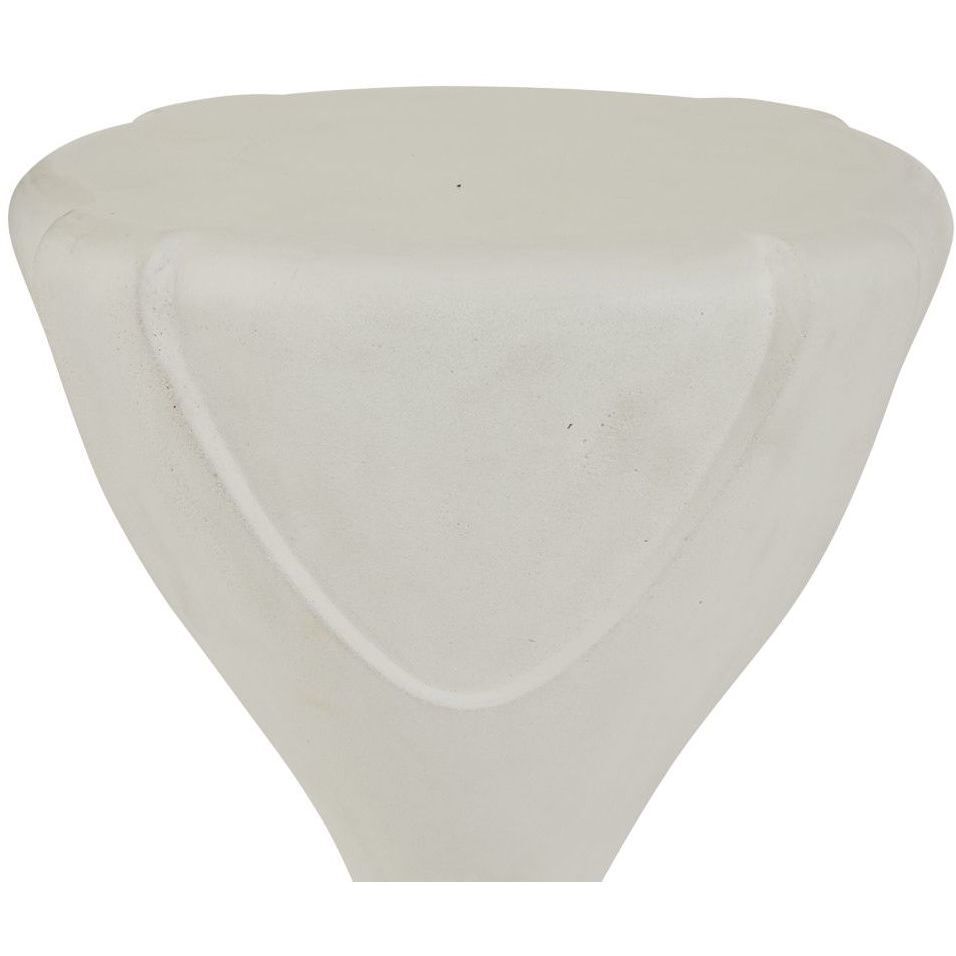 Dewey 11.5 inch Ivory Outdoor Accent Table