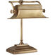 Malvasia 18 inch 25 watt Vintage Brass Desk Lamp Portable Light, Bunny Williams Collection