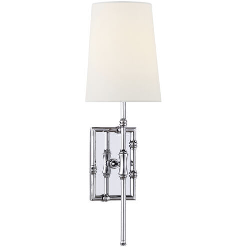 Studio VC Grenol 1 Light 5 inch Polished Nickel Single Sconce Wall Light in Linen