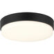 Roma Minimus 7 inch Matte Black Flush Mount Ceiling Light