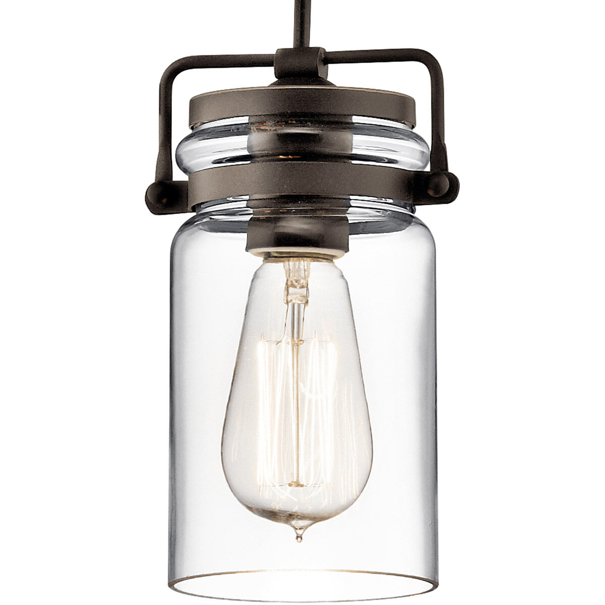 Brinley 1 Light 5 inch Olde Bronze Mini Pendant Ceiling Light