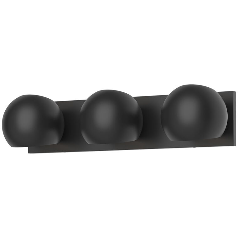 Alora Mood Willow Bath Vanity Light Wall Light in Matte Black