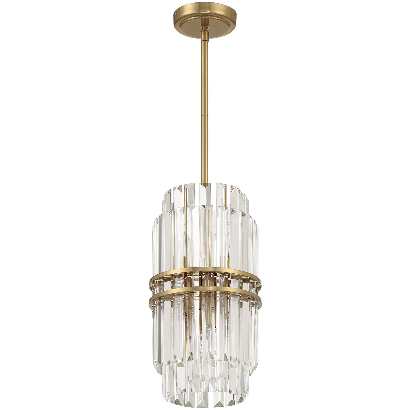 Hayes 4 Light 8 inch Aged Brass Mini Pendant Ceiling Light