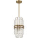 Hayes 4 Light 8 inch Aged Brass Mini Pendant Ceiling Light