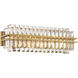 Hayes Bath Vanity Light Wall Light in Aged Brass