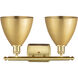 Ballston Dome LED 17.5 inch Satin Gold Bath Vanity Light Wall Light