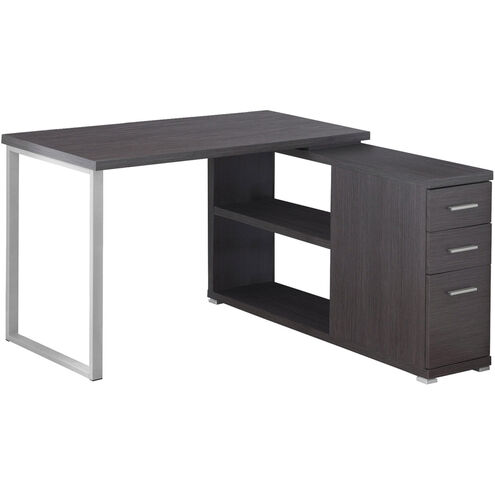Ramapo 47 X 47 inch Grey and Silver Computer Desk