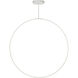 Cirque LED 48 inch White Pendant Ceiling Light