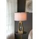 Geode 27.5 inch 40.00 watt Gold/White Table Lamp Portable Light