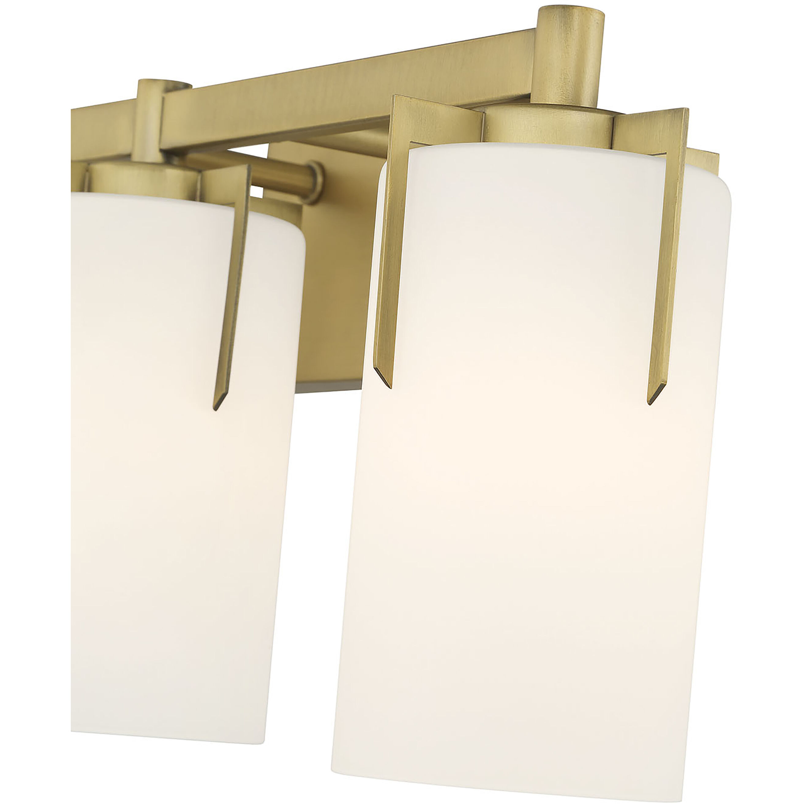 Froselle 3 Light 22 inch Vintage Brass Bathroom Vanity Light Wall Light