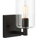 Fullton 1 Light 4.75 inch Midnight Black Bath Vanity Wall Light