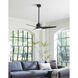 TriAire Custom 1 Light Black Fan Light