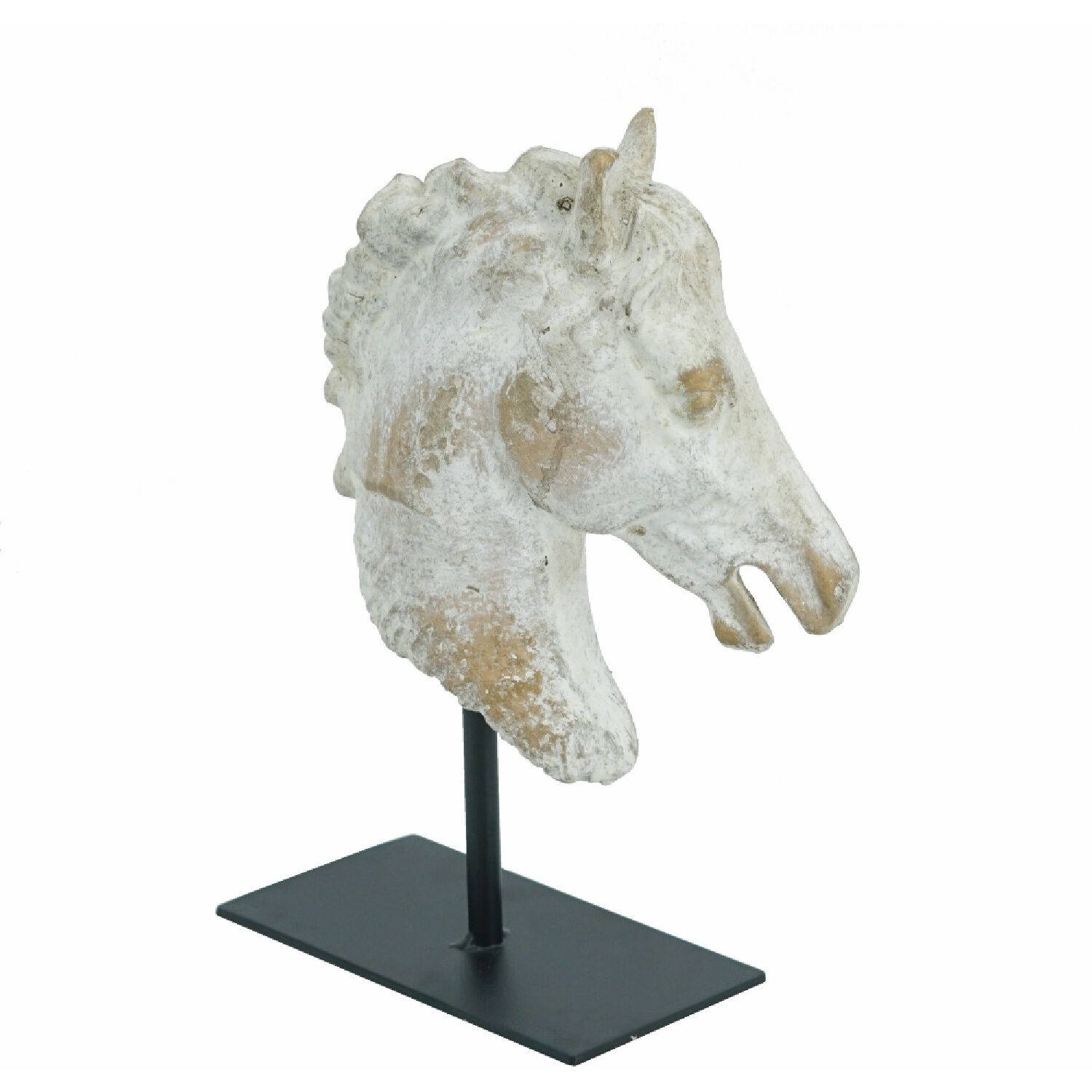 Anita Gray/Gold/Black Outdoor Statue