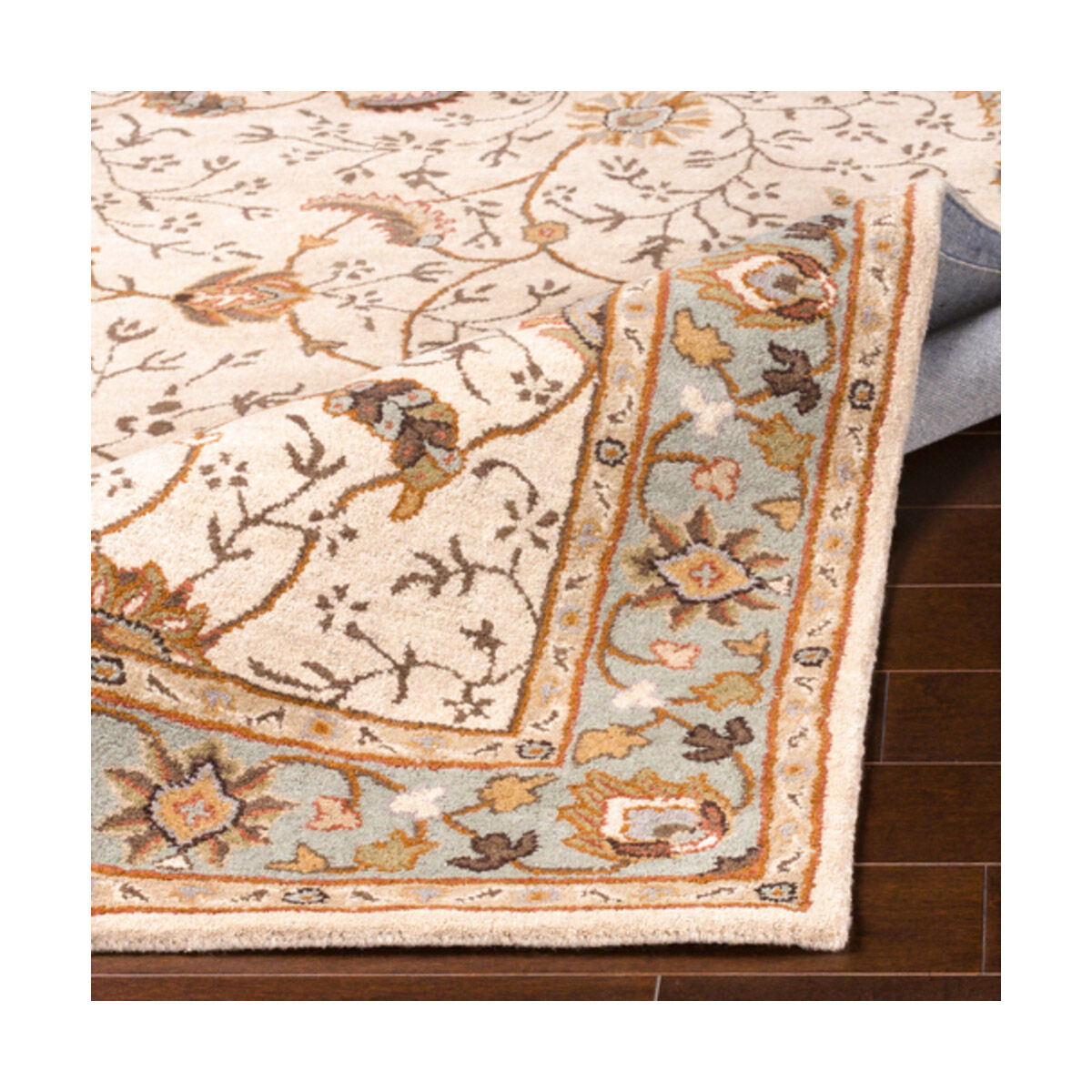 Edda 48 inch Khaki/Medium Gray/Olive/Dark Brown/Camel/Rust Rugs, Wool