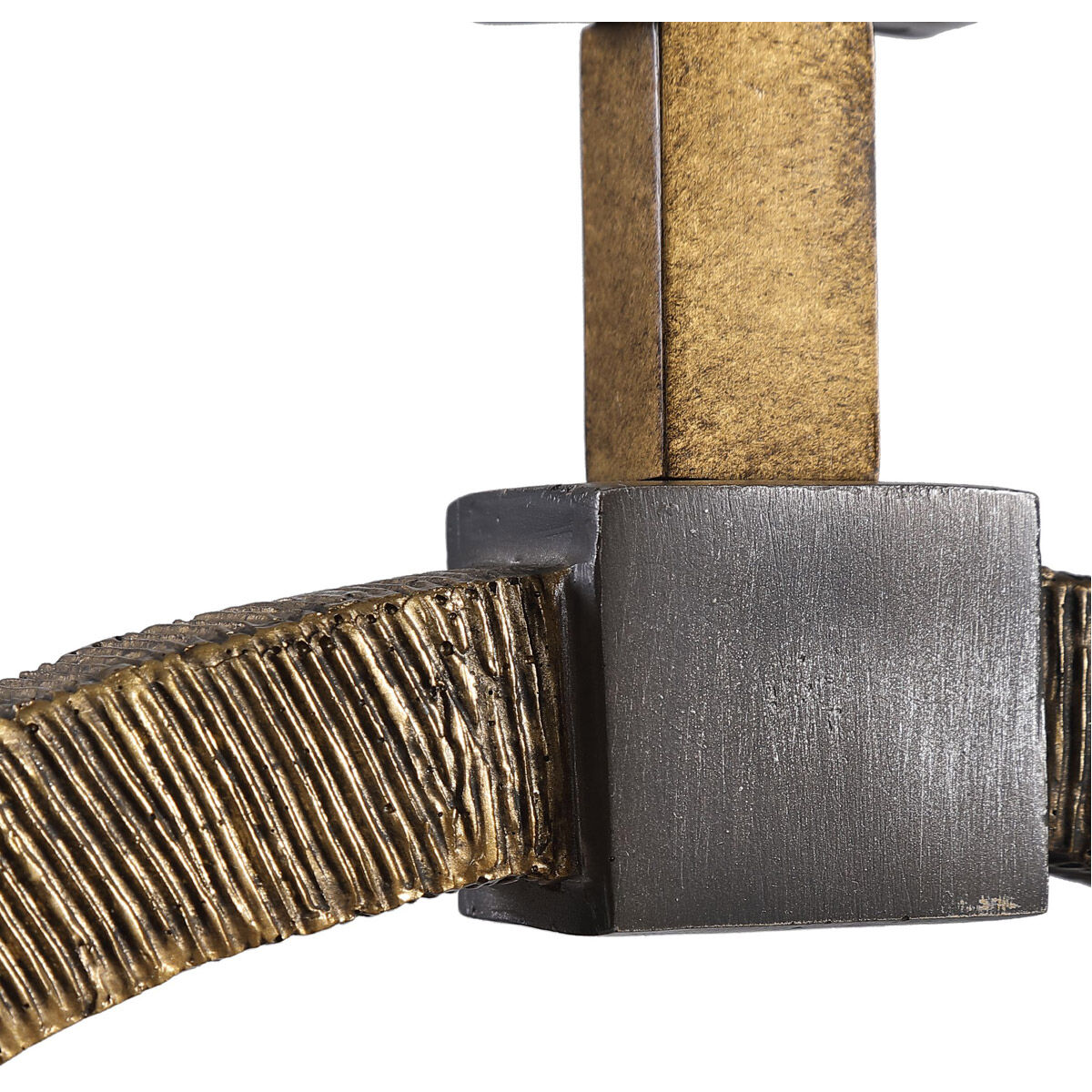 Relic 26 inch 150.00 watt Antiqued Gold with Dark Bronze and Black Marble Table lamp Portable Light