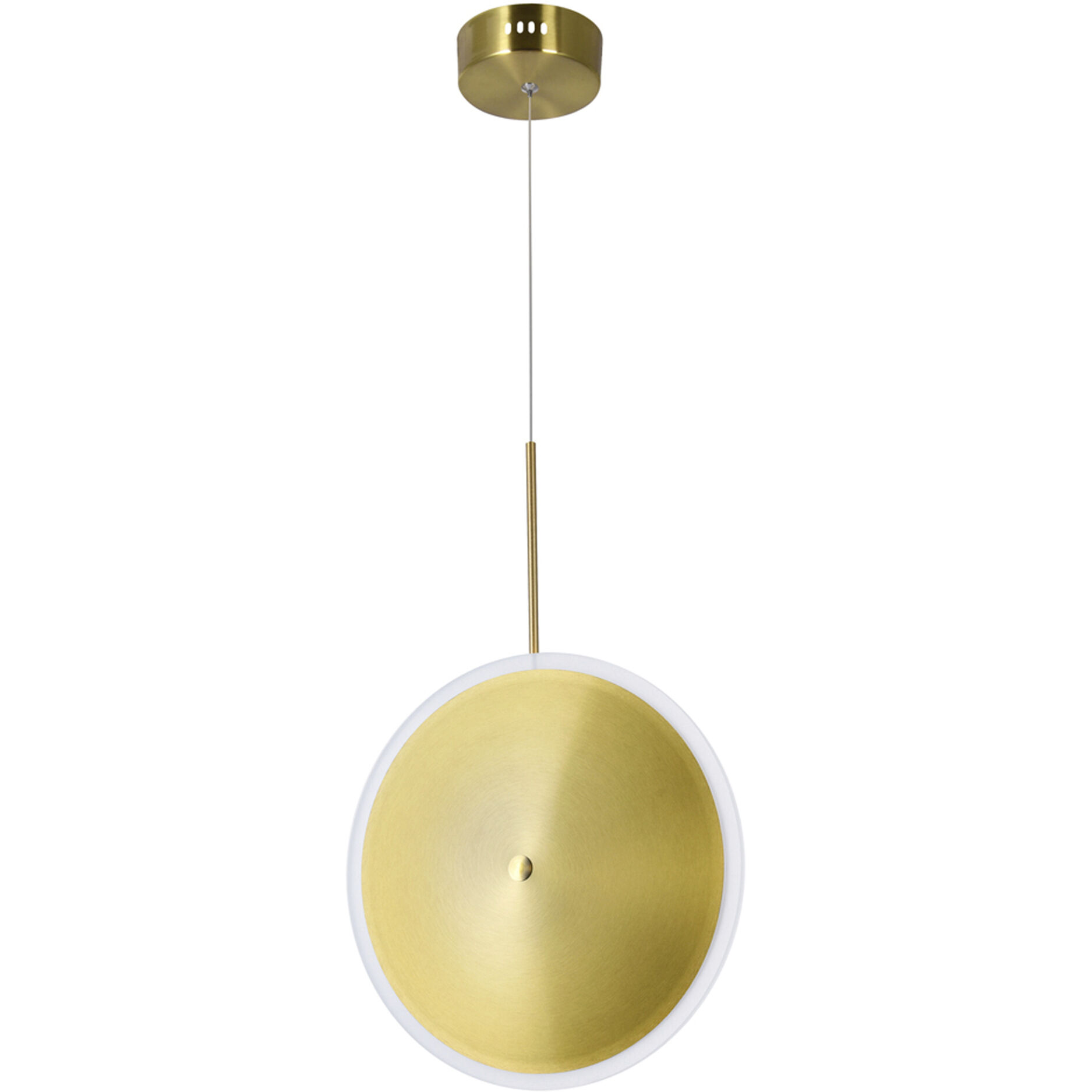 Ovni LED 2 inch Brass Down Mini Pendant Ceiling Light