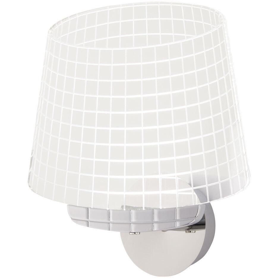 John LED 12 inch Chrome Wall Sconce Wall Light